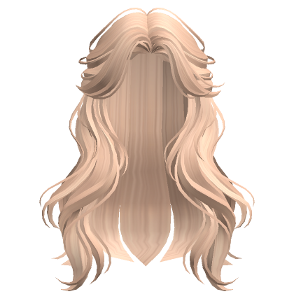 Blonde Half Up Wavy Hair Roblox