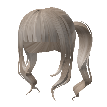 Wavy Pigtails With Bangs Blonde Ash Roblox Item Rolimon S