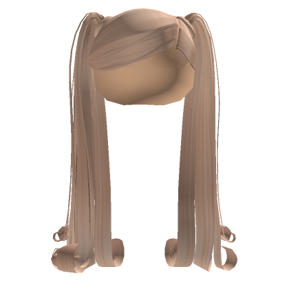 Pigtails W Swoop Bangs In Blonde Roblox Item Rolimon S