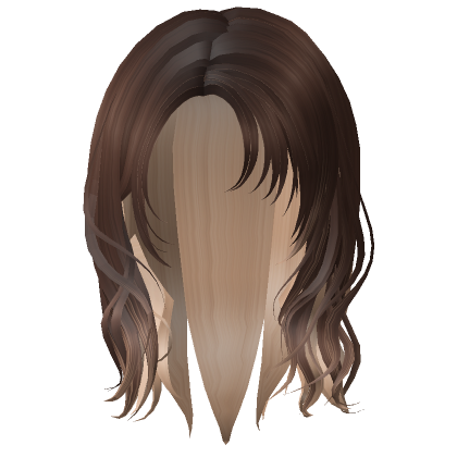 Messy Layered Wolf Cut Mullet Brown Blonde Roblox