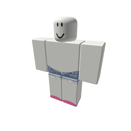 Denim Shorts W Hot Pink Crocs Roblox