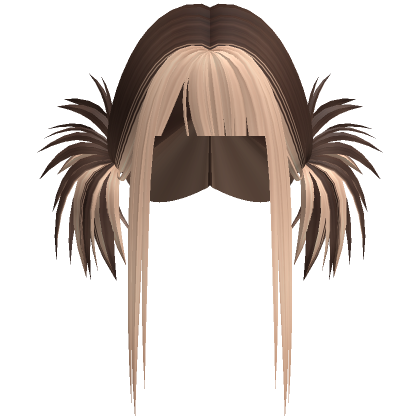 Cyber Punk Rock Buns In Blonde And Brown Roblox
