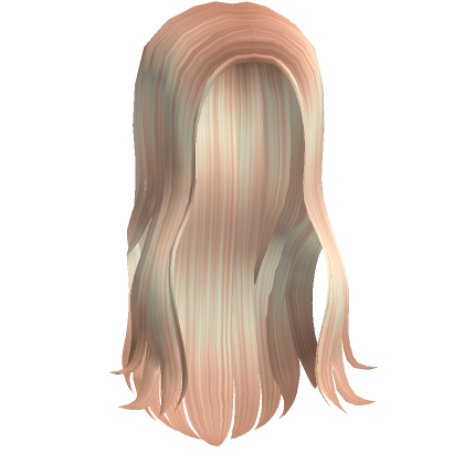 Long Straight Blonde Hair Roblox