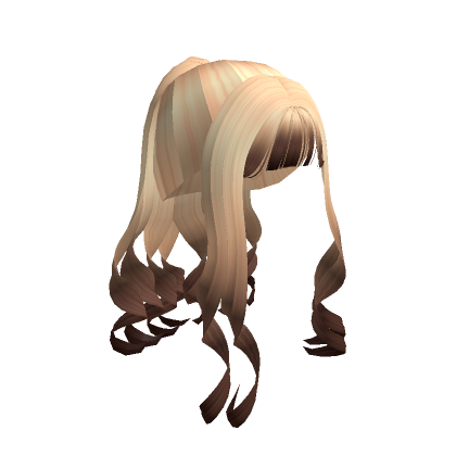 Blonde To Brown Curly Girl Hair Roblox