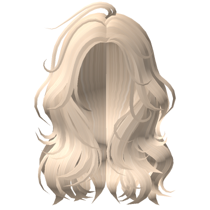 Cute Trendy Long Blonde Wavy Hair Roblox
