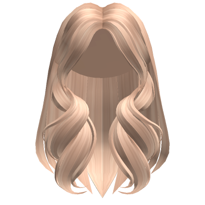 Long Wavy Hair Blonde Roblox
