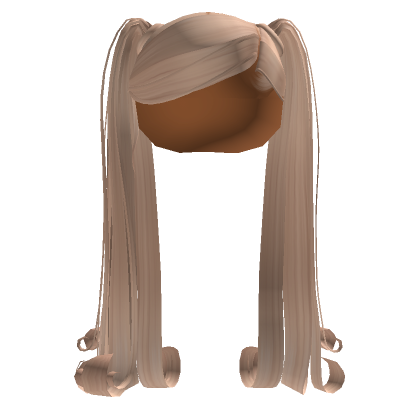 Pigtails W Swoop Bangs In Blonde S Code Price RblxTrade