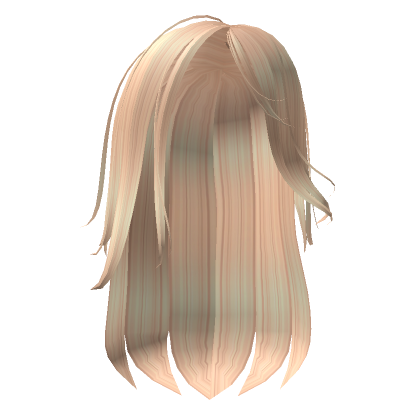 Messy Blonde Parted Hair Roblox Item Rolimon S