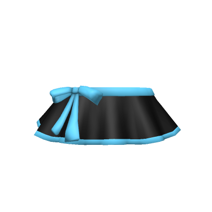 Chibi Doll Bikini Skirt Black Blue Roblox