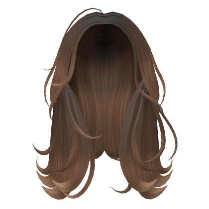 Brunette Long Wavy Windswept Middle Part Flip Roblox Item Rolimon S