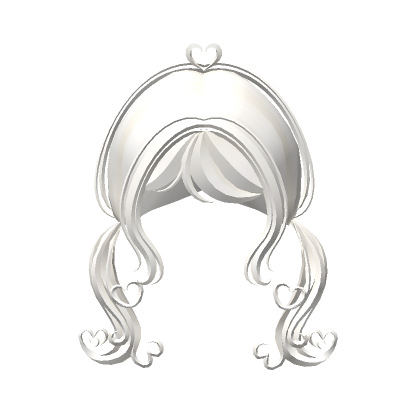 Kawaii Valentines Heart Swirly Pigtails Blonde Roblox