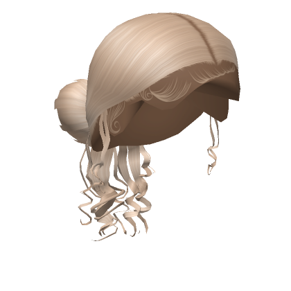 Slick Heart Shaped Low Bun In Blonde Roblox