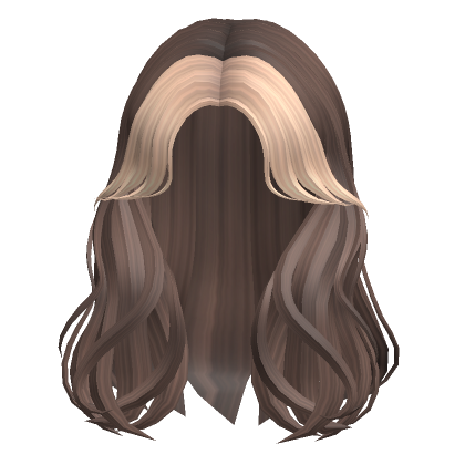 Layered Curtain Bangs In Blonde Brown Roblox
