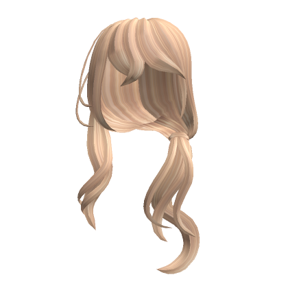 Blonde Low Wavy Ponytail Roblox Item Rolimon S