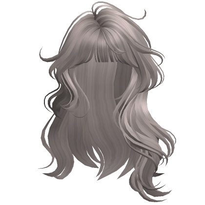 Ash Blonde Lush Wavy Hair W Bangs Roblox