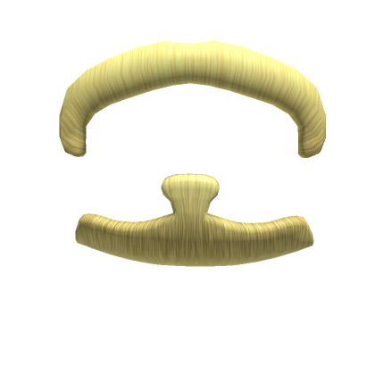 Blonde Serious Man Mustache Roblox