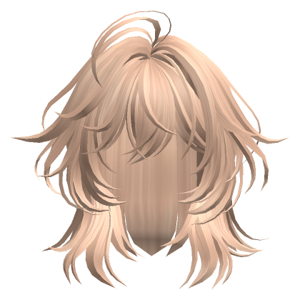 Blonde Anime Wolf Cut Hair Roblox