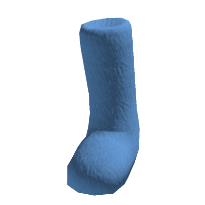 Y2K Fuzzy Blue Single Boot Roblox Item Rolimon S