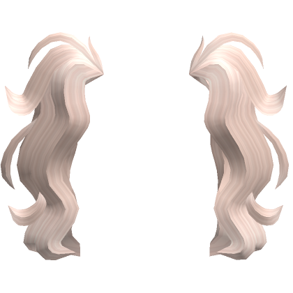Y2K Messy Aesthetic Pigtails Extension Blonde Roblox