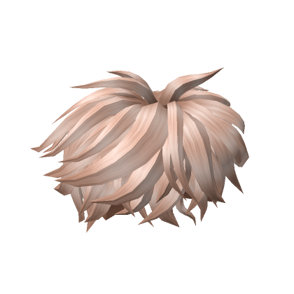 Blonde Messy Hairstyle Roblox