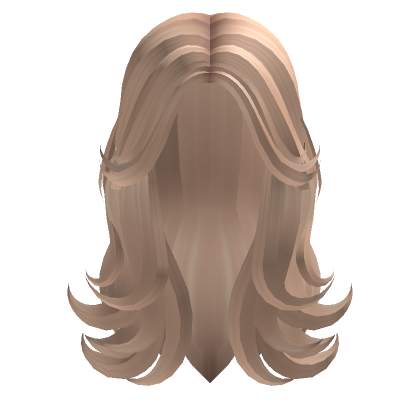 Fluffy Luscious Butterfly Hair Blonde Roblox