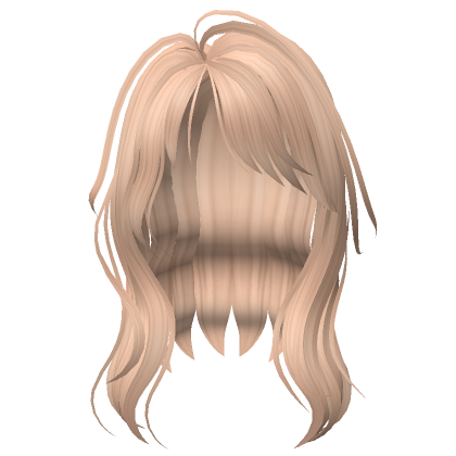 Blonde Messy Wavy Beach Girl Hair Roblox