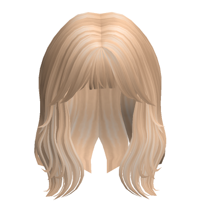 Blonde Short Messy Bang Roblox Item Rolimon S