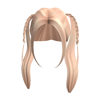 Blonde Y2K Pigtails With Cute Braids Roblox