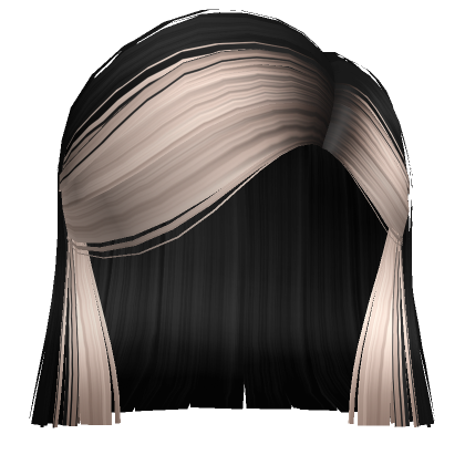 Tucked In Two Tone Business Bob In Black Blonde Roblox
