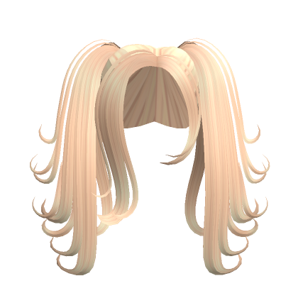 Blonde Messy Pigtails Roblox Item Rolimon S