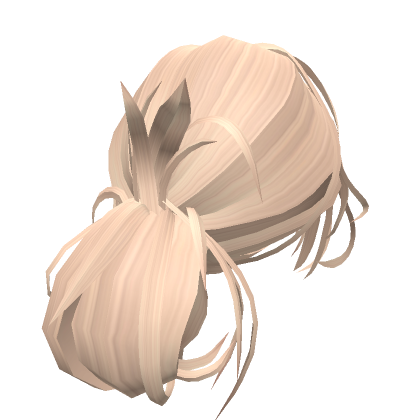 Messy Lush Grunge Low Bun Blonde Roblox