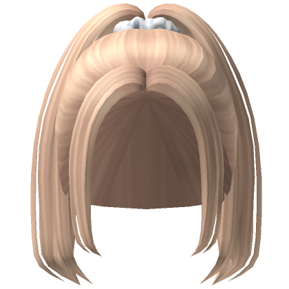Straight Ponytail In Blonde Roblox