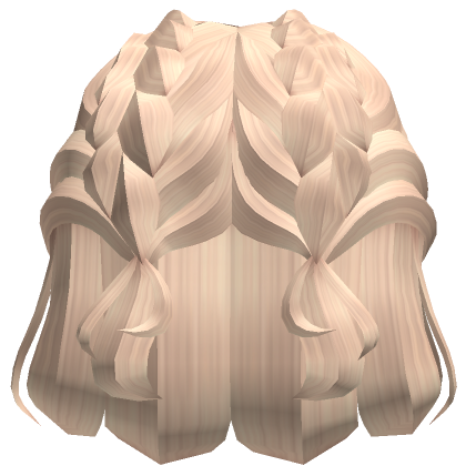 Short Braided Half Up Arcadia Pigtails In Blonde Roblox