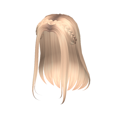 Preppy Flowy Blonde Hair With Braid Crown S Code Price RblxTrade