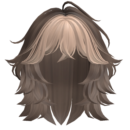 Grunge Fluffy Wolfcut Blonde And Brown Roblox