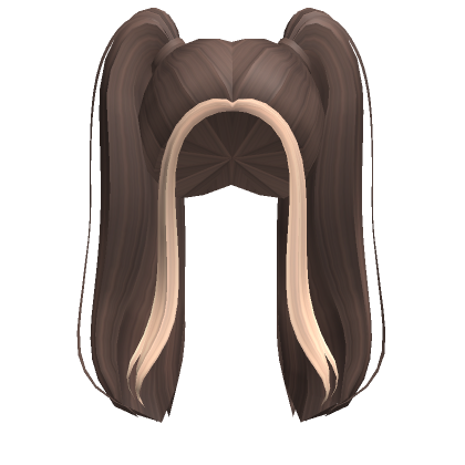 Long Blonde Brown High Set Pigtails Roblox Item Rolimon S
