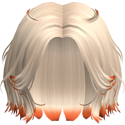 Devilish Shagged Wolf Style In Blonde Fox Ombre Roblox