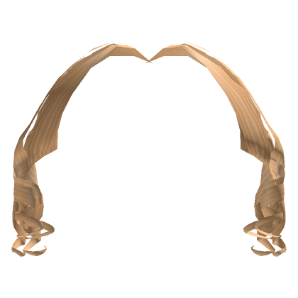 Blonde Half Up Curls Extension Roblox