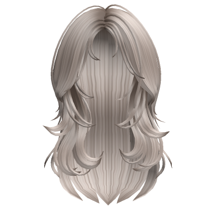 Mermaid Wolfcut Messy Layered Hair Ash Blonde Roblox