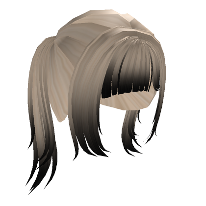 Blonde Black Tips Ponytail Roblox Item Rolimon S