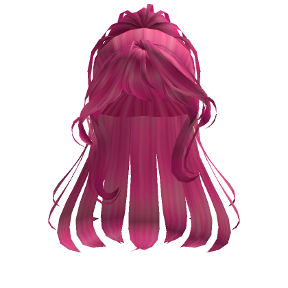 Long Fairytale Ponytail In Hot Pink Roblox