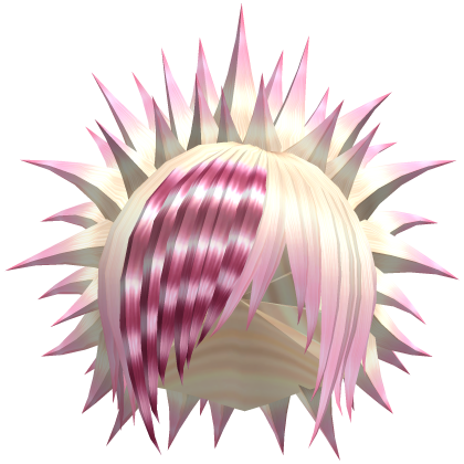 Rebel Spike Rockstar Scene Hair Blonde Pink Roblox