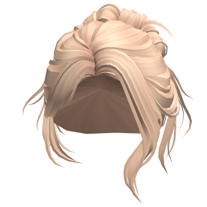 Loose Messy Updo Blonde Roblox