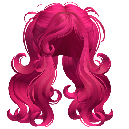 Princess Swirly Pigtails Hot Pink Roblox