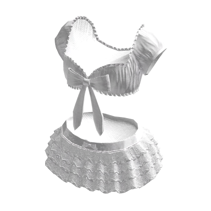 Cute Lace Bikini White Roblox