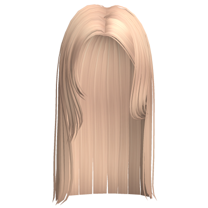 Celebrity Straight Sleek Hime Hair Blonde Roblox