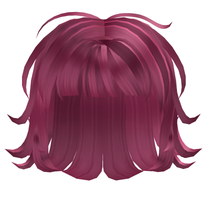 Short Hot Pink Messy Shaggy Hairstyle Roblox