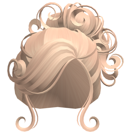 Swirly Fantasy Elegant Bun Blonde Roblox