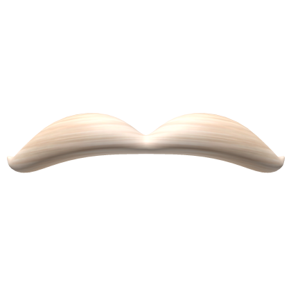Blonde Curved Mustache Roblox