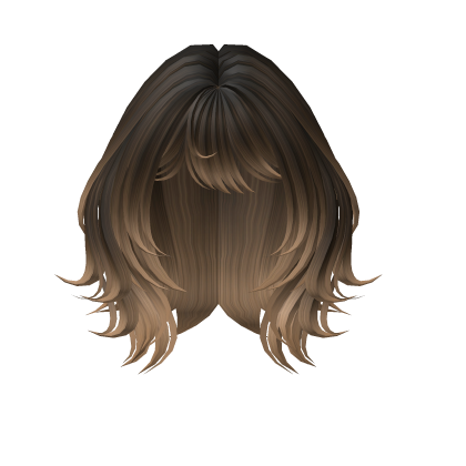 Blonde Ombre Messy Anime Wolf Cut Roblox